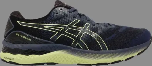 Кроссовки gel nimbus 23 'thunder blue glow yellow' Asics, синий