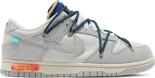 Кроссовки Nike Off-White x Dunk Low 'Lot 16 of 50', белый