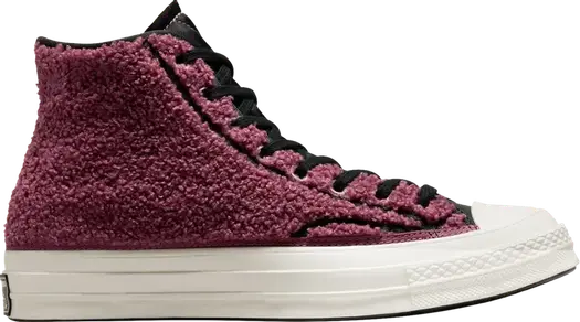 Кроссовки Converse Chuck 70 High Sherpa - Shadowberry, розовый