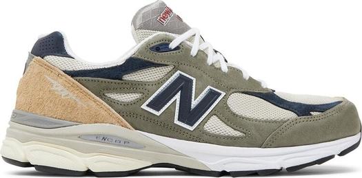 Кроссовки New Balance Teddy Santis x 990v3 Made in USA 'Olive', серый