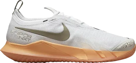 Кроссовки Nike NikeCourt React Vapor NXT 'White Orange Trance', белый