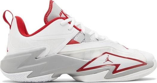 Кроссовки Jordan One Take 3 White Gym Red, белый