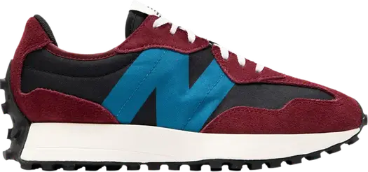 Кроссовки New Balance Wmns 327 'Burgundy Light Rouge Wave', красный