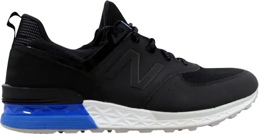Кроссовки New Balance 574 Sport, черный/синий/белый