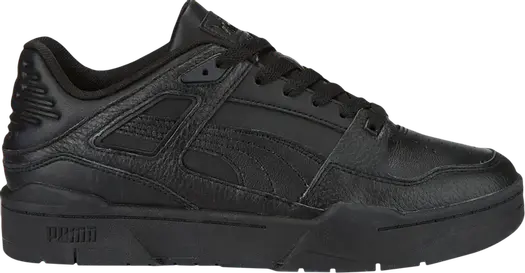 Кроссовки Puma Slipstream Leather Triple Black, черный