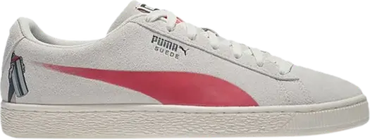 Кроссовки Puma Suede Spraycan - Pristine, кремовый