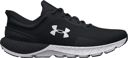 Кроссовки Under Armour Charged Escape 4 4E Wide Black White, черный