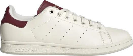 Кроссовки Adidas Stan Smith 'Off White Collegiate Burgundy', кремовый