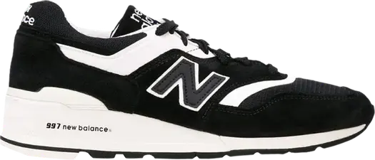Кроссовки New Balance 997 Made In USA, черный/белый
