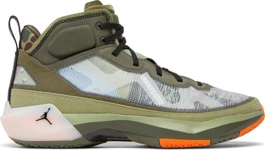 Кроссовки Undefeated x Air Jordan 37 SP Flight Jacket, зеленый