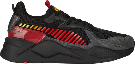 Кроссовки Puma Scuderia Ferrari x RS-X Black Rosso Corsa, черный