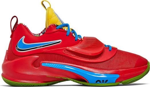 Кроссовки Nike UNO x Zoom Freak 3 NRG '50th Anniversary - Red', красный