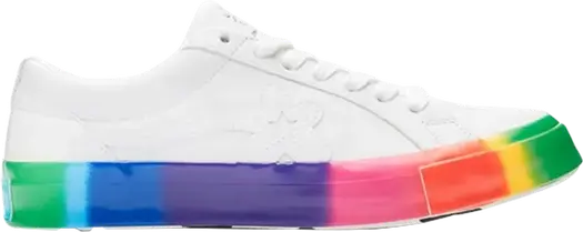 Кроссовки Converse Golf Le Fleur x One Star Ox Rainbow, белый