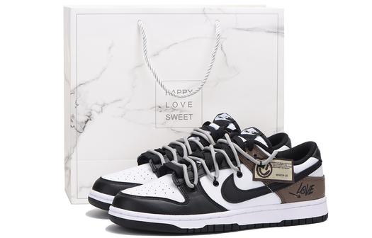 Кроссовки Nike Dunk Low, белый/черный