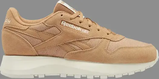 Кроссовки wmns classic leather sp 'true beige' Reebok, коричневый