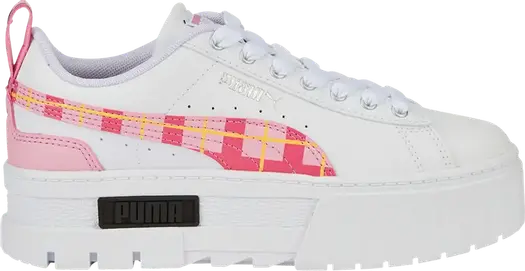 Кроссовки Puma Mayze 90s Prep AC Jr White Prism Pink, белый