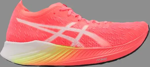 Кроссовки magic speed 'blazing coral' Asics, розовый