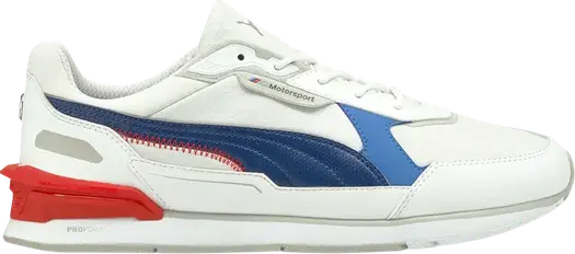 Кроссовки Puma BMW Motorsport x Low Racer White Estate Blue, белый
