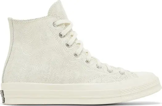 Кроссовки Converse Chuck 70 High Egret Embossed, кремовый