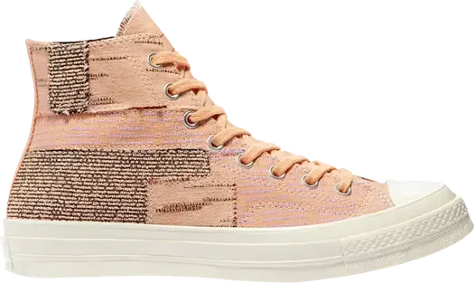 Кроссовки Converse Chuck 70 High Patchwork - Peach, розовый