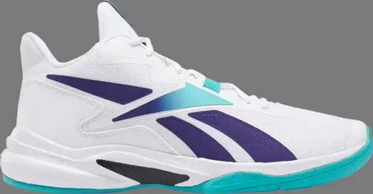 Кроссовки more buckets 'white classic teal' Reebok, белый