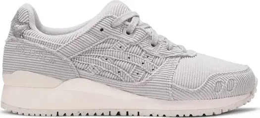 Кроссовки wmns gel lyte 3 og 'corduroy - oyster grey' Asics, серый