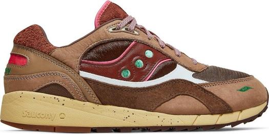 Кроссовки Saucony Feature x Shadow 6000 Chocolate Chip, коричневый