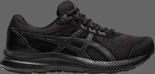 Кроссовки wmns gel contend 8 'black carrier grey' Asics, черный