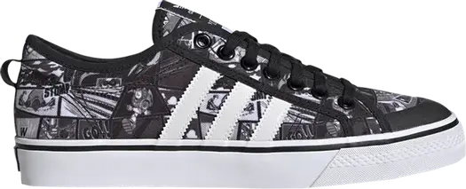 Кроссовки Adidas Disney Pixar x Nizza 'Comics - Black White', черный