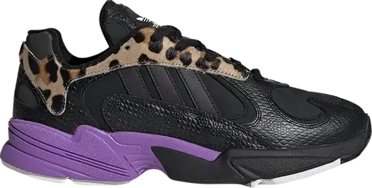Кроссовки Adidas Yung-1 'Night Jungle - Purple', фиолетовый