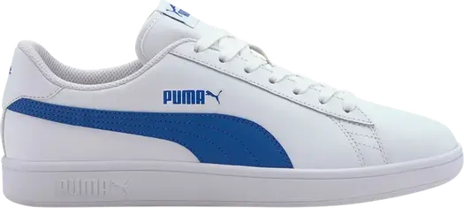 Кроссовки Puma Smash v2 Buck - White Lapis Blue, белый