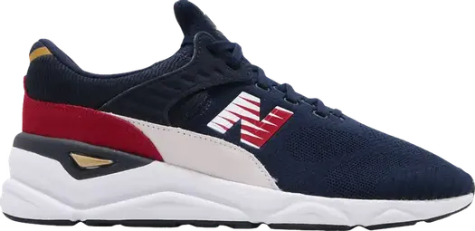 Кроссовки New Balance X-90 'Navy Red White', синий