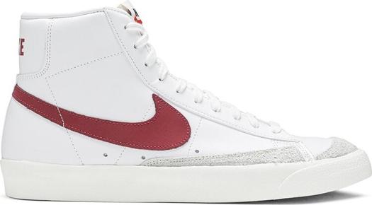 Кроссовки Nike Blazer Mid '77 'Brick Red', белый