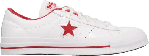 Кроссовки Converse One Star Ox HanByeol - White Red, белый