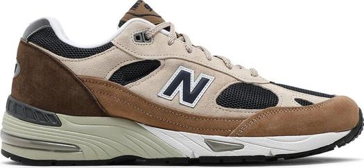 Кроссовки New Balance 991 Made in England 'Cappuccino', коричневый