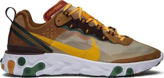 Кроссовки Nike React Element 87 'Ivory Orange', оранжевый