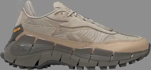 Кроссовки zig kinetica 2.5 edge 'modern beige sahara' Reebok, коричневый