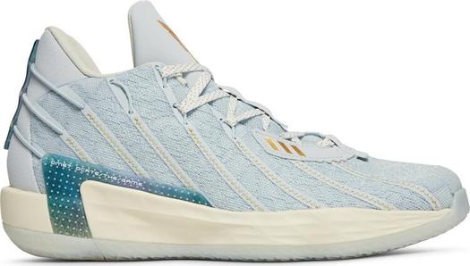 Кроссовки Adidas Dame 7, голубой/синий