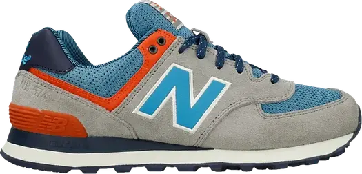 Кроссовки New Balance 574 Out East, серый/голубой
