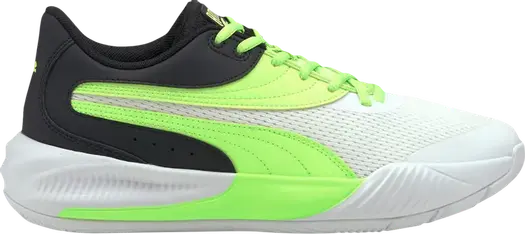 Кроссовки Puma Triple Basketball White Green Glare, белый