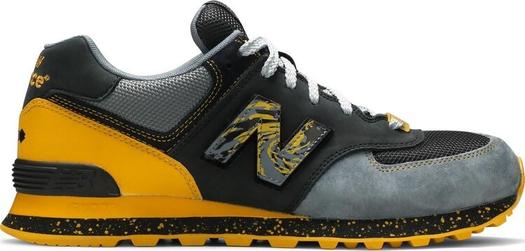 Кроссовки New Balance хShelflife 574 City of Gold, черный/желтый