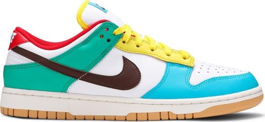 Кроссовки Nike Dunk Low SE 'Free.99 - White', многоцветный