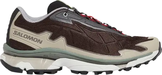 Кроссовки Salomon Wood Wood x XT-Slate Black Coffee, коричневый