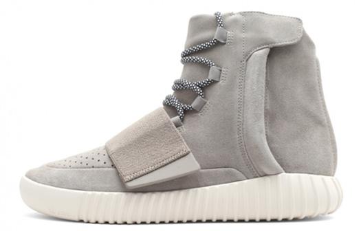 Кроссовки Adidas Originals Yeezy boost 750 Unisex, светло-серый