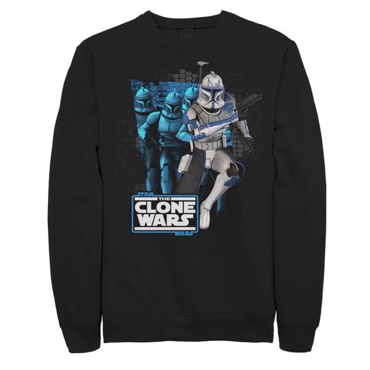 Мужская толстовка : The Clone Wars Clone Captain Rex Mashup Star Wars