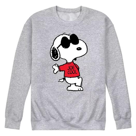 Мужской свитшот с рисунком Peanuts Snoopy Joe Cool Licensed Character