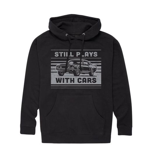 Мужская толстовка с капюшоном "Still Plays With Cars" Licensed Character