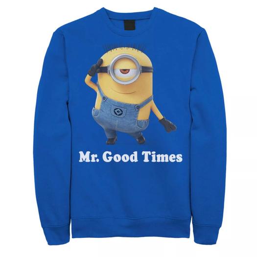Мужской свитшот Despicable Me Minions Mr. Good Times Licensed Character