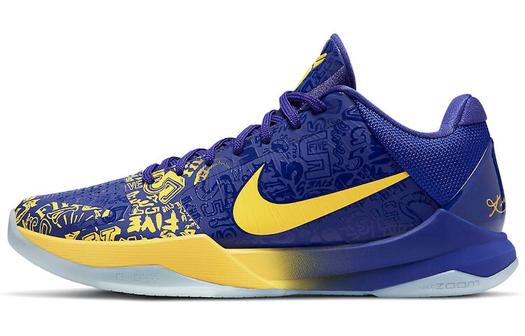 Кроссовки Nike Zoom Kobe 5 Protro, синий/желтый