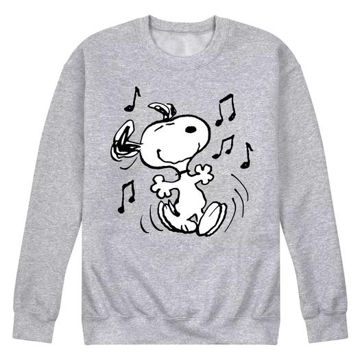 Мужской свитшот с рисунком Peanuts Snoopy Dancing Licensed Character